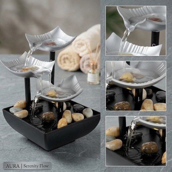 AURA FLOW Decorative Relaxation Water Fountain