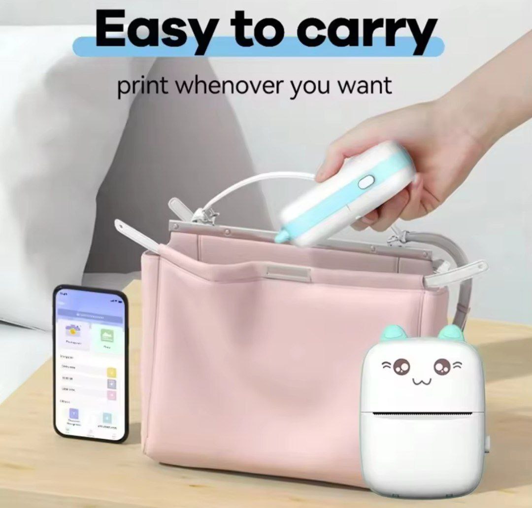 Smart Portable Wireless Mini Printer