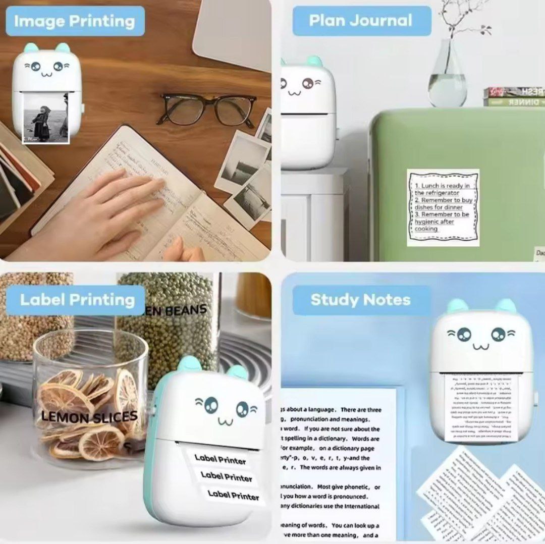 Smart Portable Wireless Mini Printer