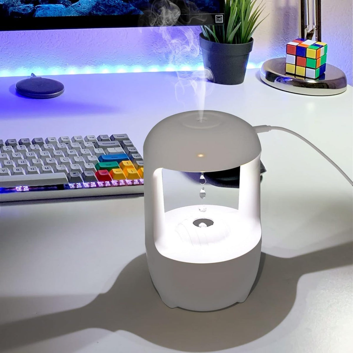 Anti-Gravity Floating Water Drop Humidifier