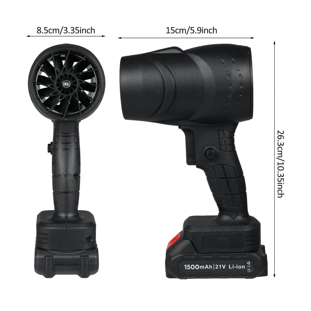 Cordless Turbo Air Blower – 1050W