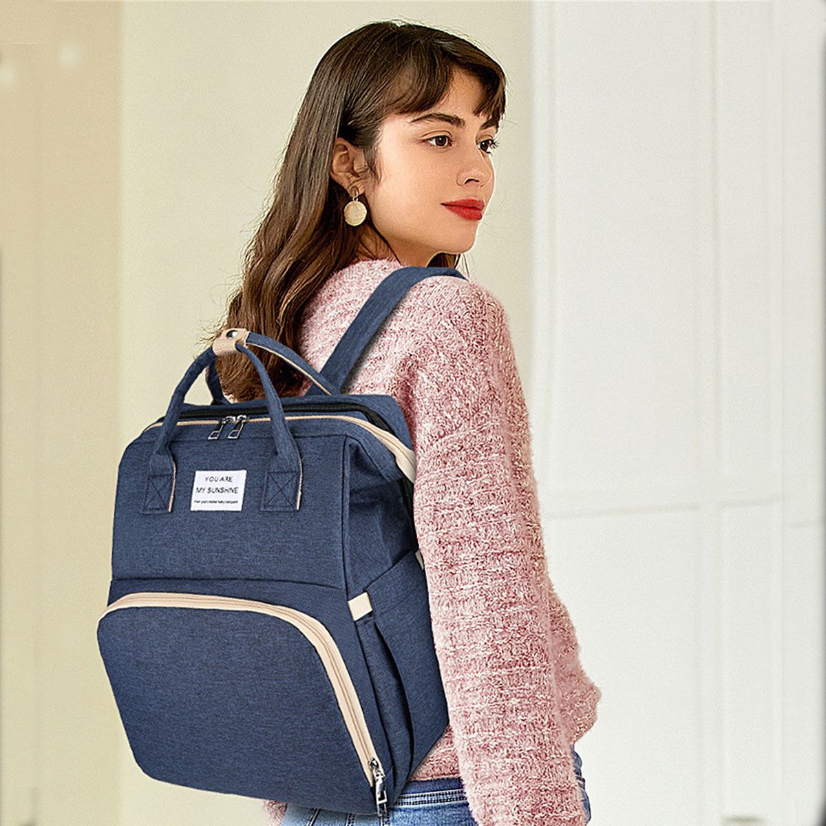 2-in-1 Baby Bed Diaper Bag