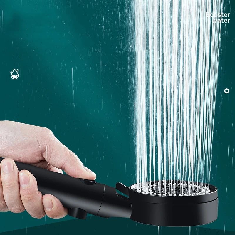 Hydro-Jet Turbo High-Pressure Shower Head