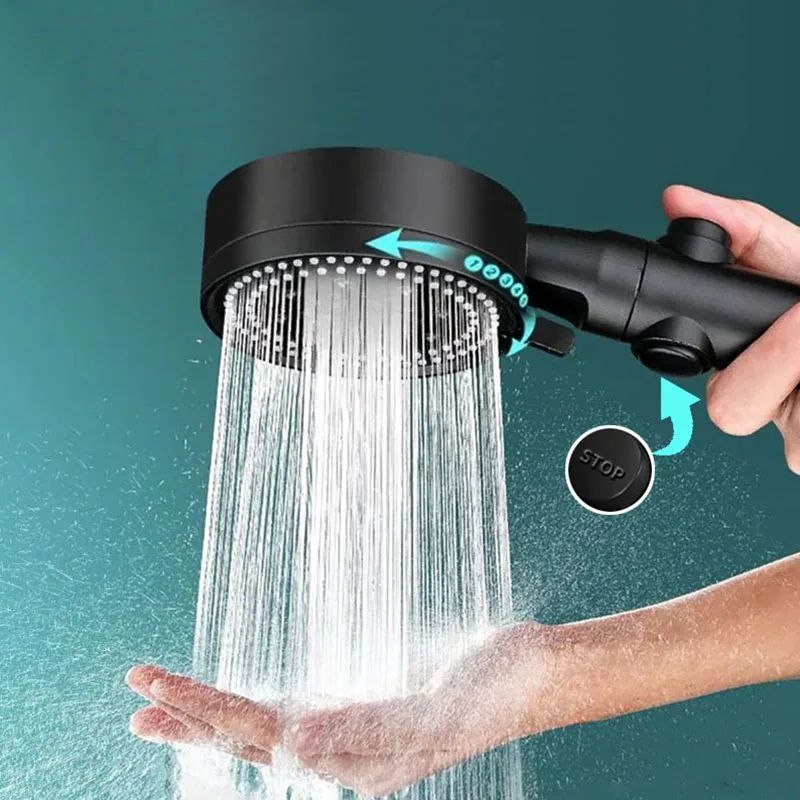 Hydro-Jet Turbo High-Pressure Shower Head