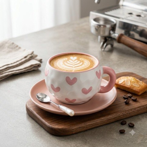 Decorative Ceramic Flower Mugs