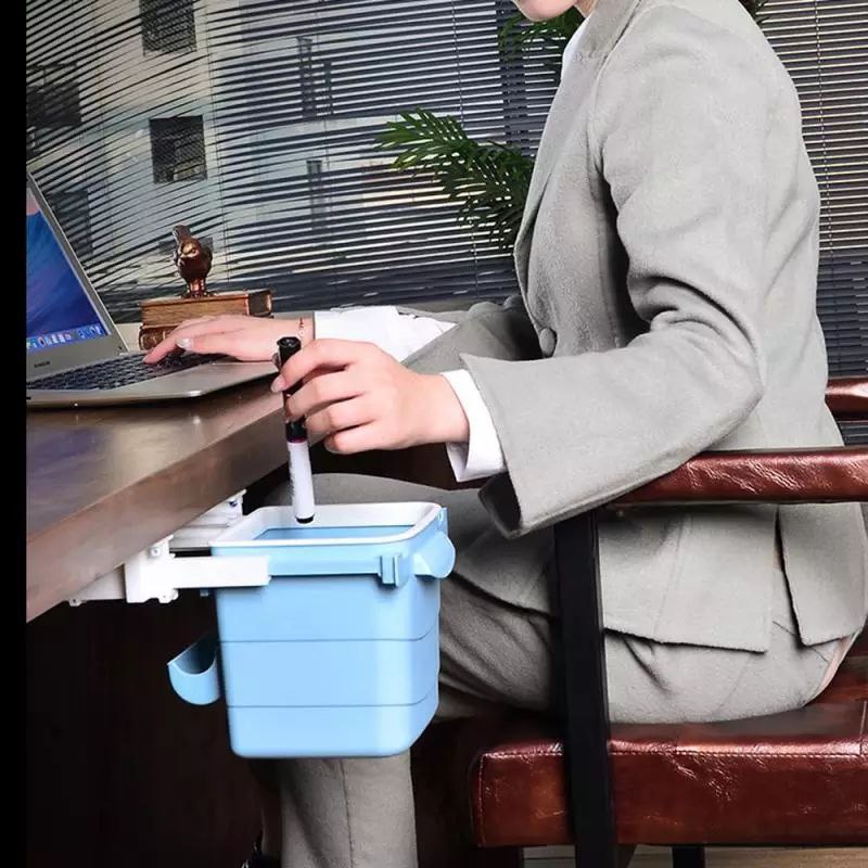 Magic Hanging Under-Desk Storage Basket