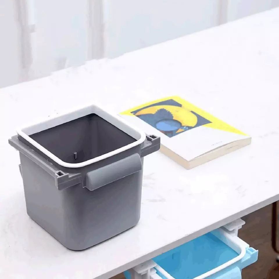 Magic Hanging Under-Desk Storage Basket