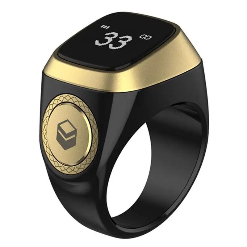 Smart Zikr Counter Ring with Prayer Time Reminder