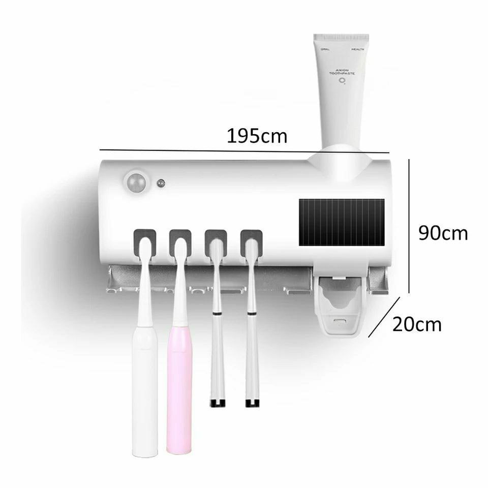 Automatic Toothbrush Holder with Sanitizing Device