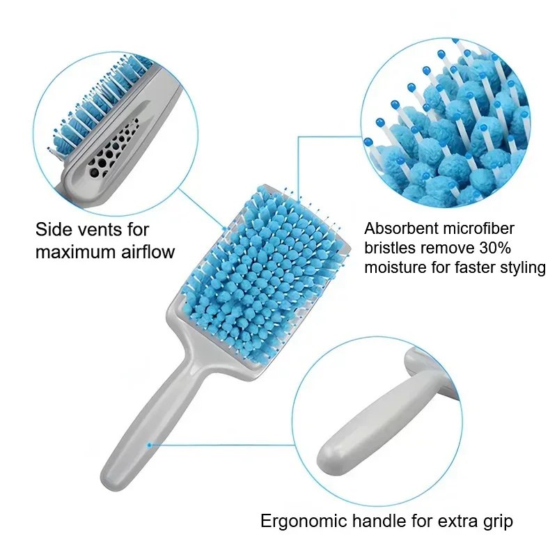 Microfiber Hair Drying Brush