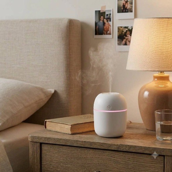 Mini Humidifier with LED Light