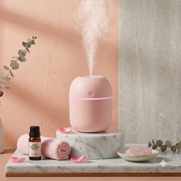 Mini Humidifier with LED Light