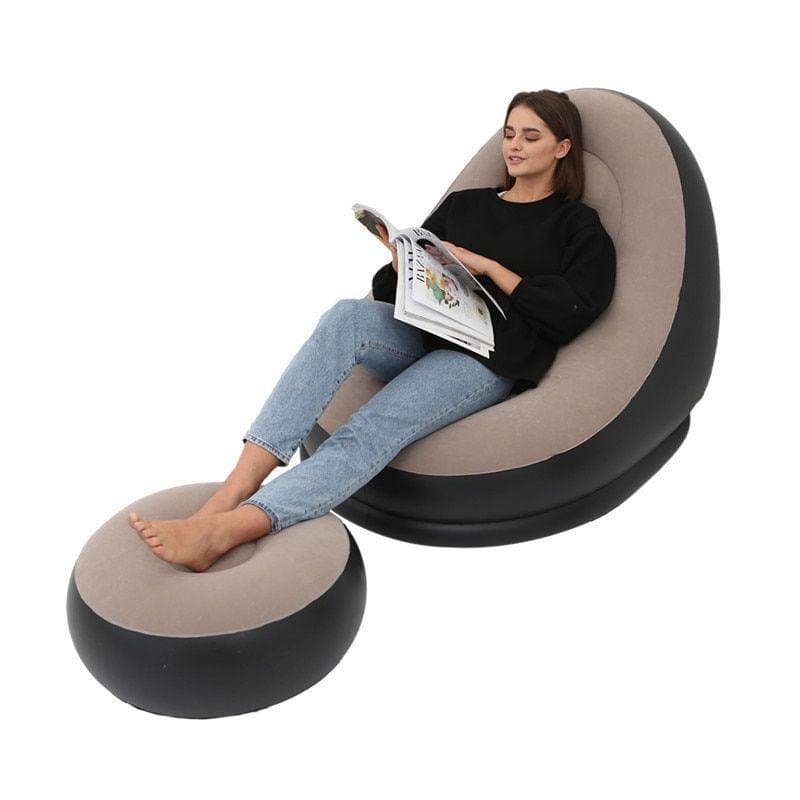Inflatable Relaxation Chair & Footrest Set