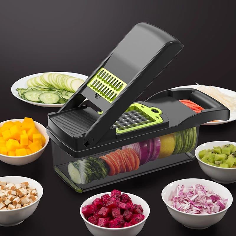 Multi-Blade Manual Vegetable Slicer & Grater