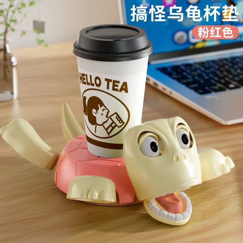 Funny Green Turtle Cup Holder Coaster