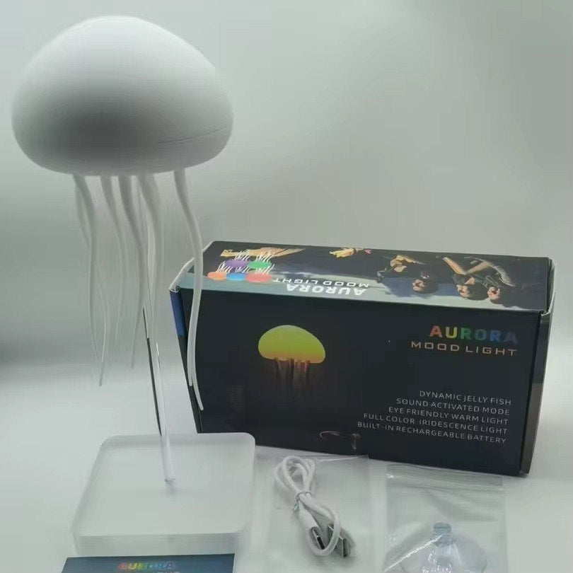 3D LED Jellyfish Decorative Light with Sound Activation