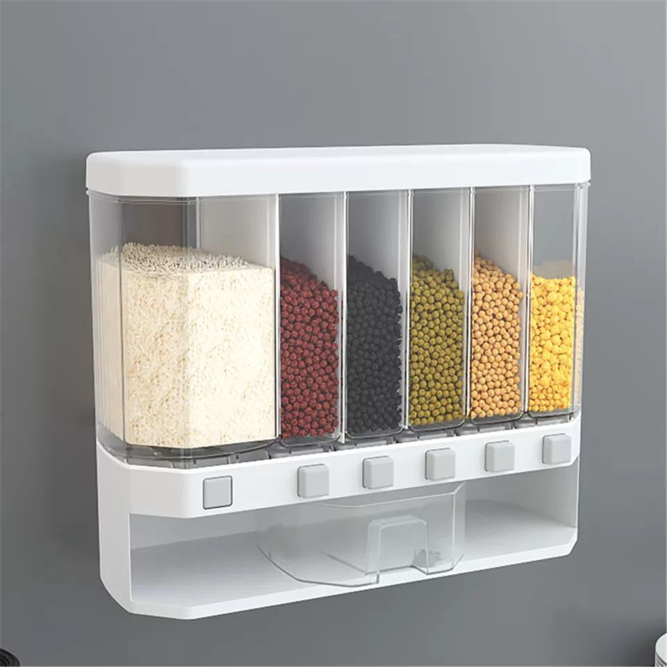 6-Compartment Legume Storage Container – 10L