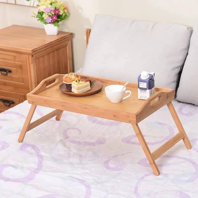 Folding Wooden Bed & Picnic Table – 40 × 60 cm