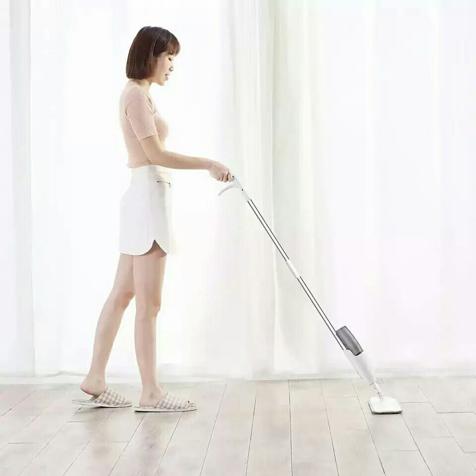Spray Floor Mop with Long Handle & Replacement Pad