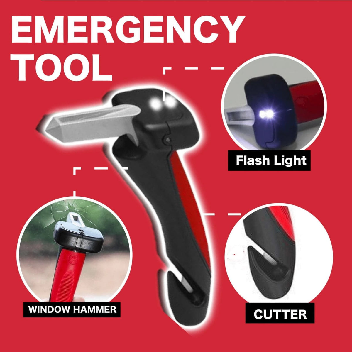 5-in-1 Multi-Function Car Door Assist Handle