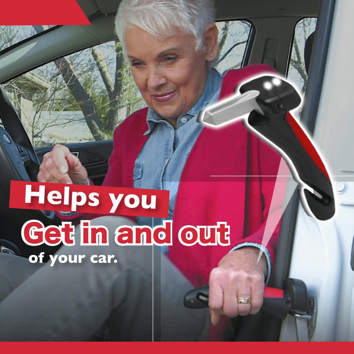 5-in-1 Multi-Function Car Door Assist Handle