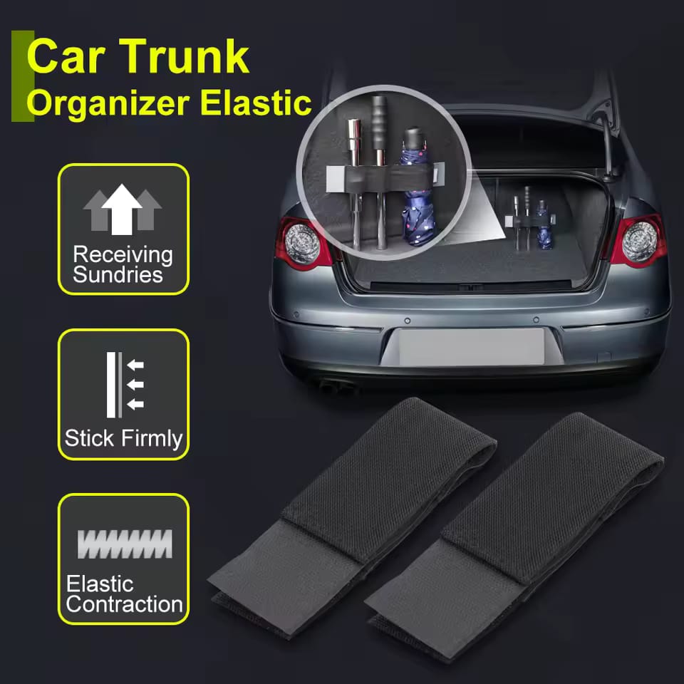 Car Trunk Organizer Elastic Strap