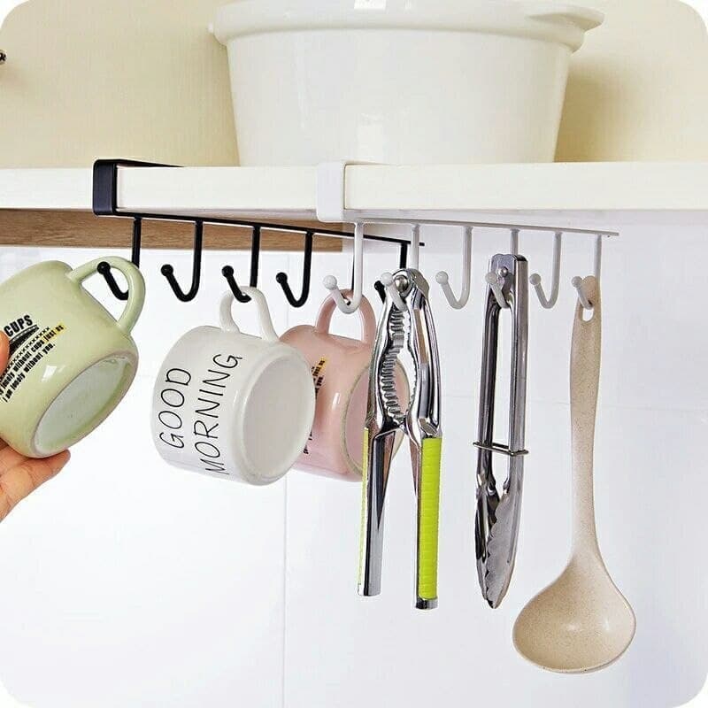 Stainless Steel Hanging Kitchen Cabinet Cup Holder