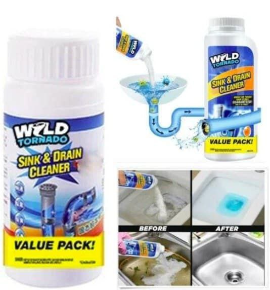 Wild Tornado Drain Cleaning & Deodorizing Powder – 100ml