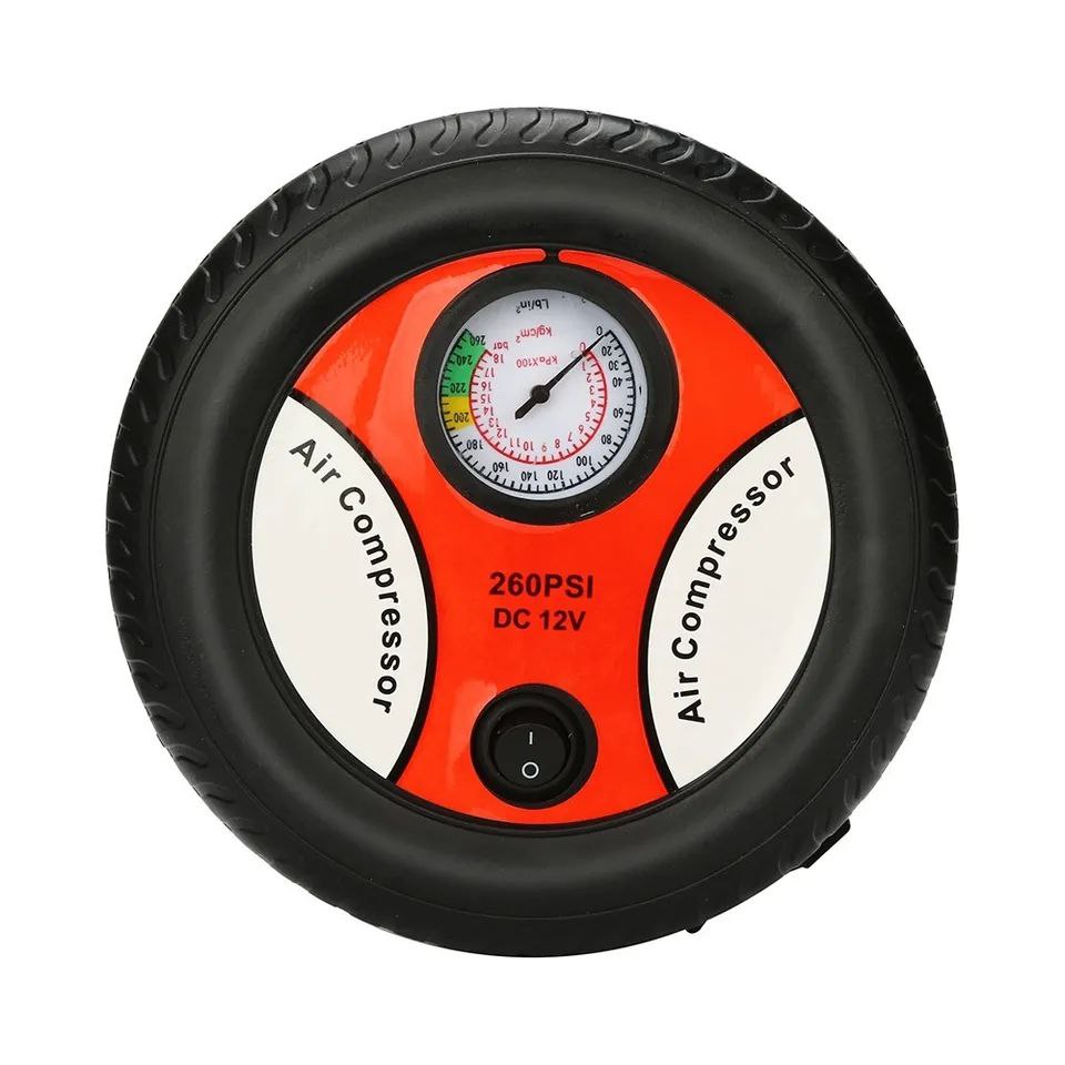 Portable Car Air Compressor – 260 PSI DC 12V