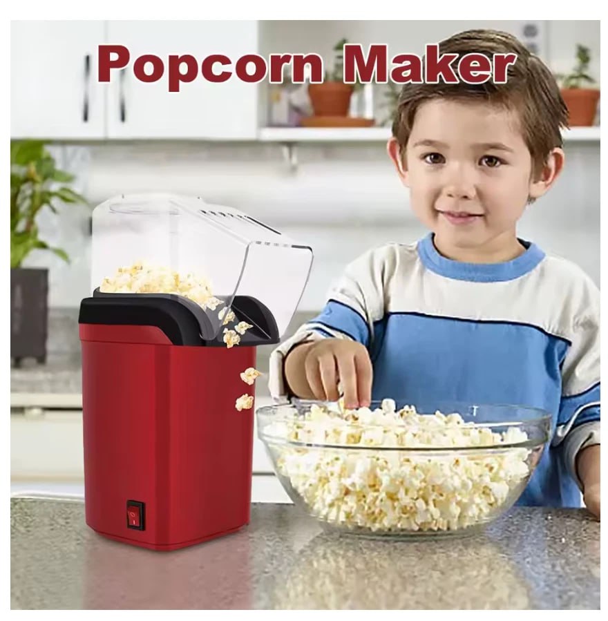 Hot Air Popcorn Maker – Oil-Free