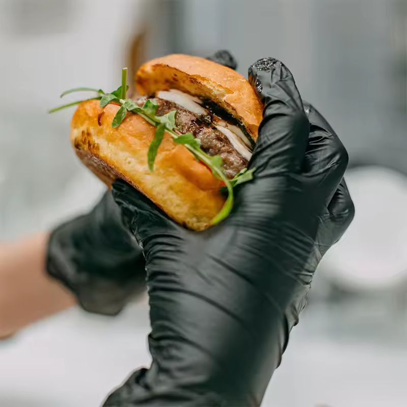 Black Disposable Gloves – 100 Pieces