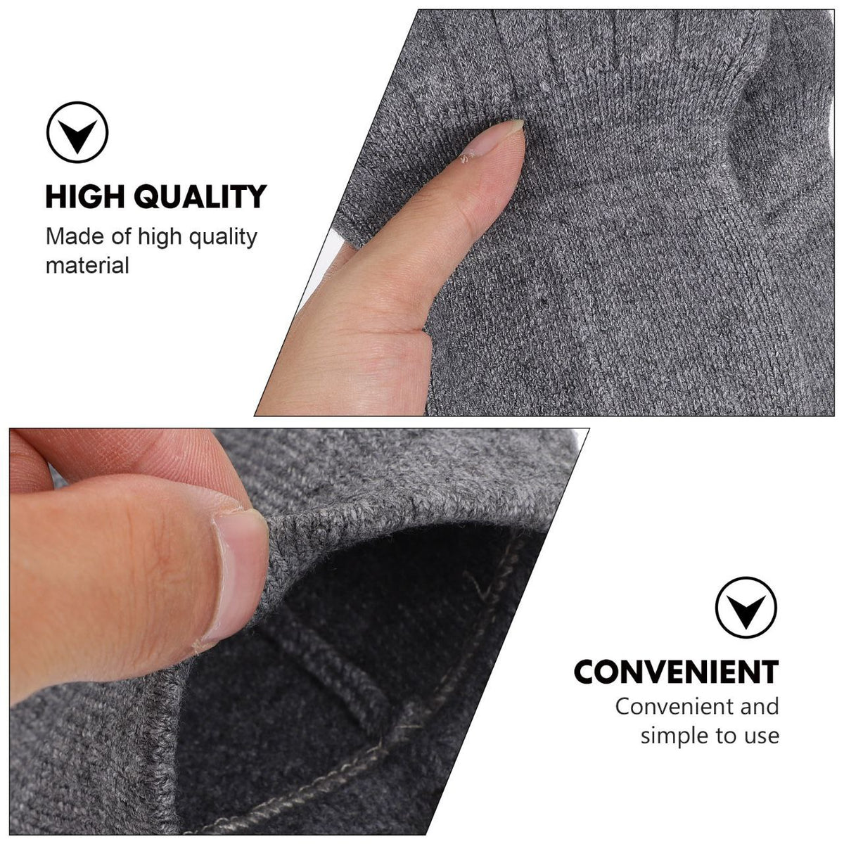Cashmere Winter Knee Warmers Set