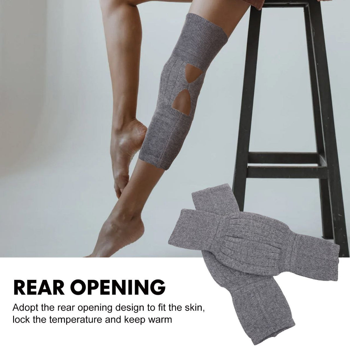 Cashmere Winter Knee Warmers Set