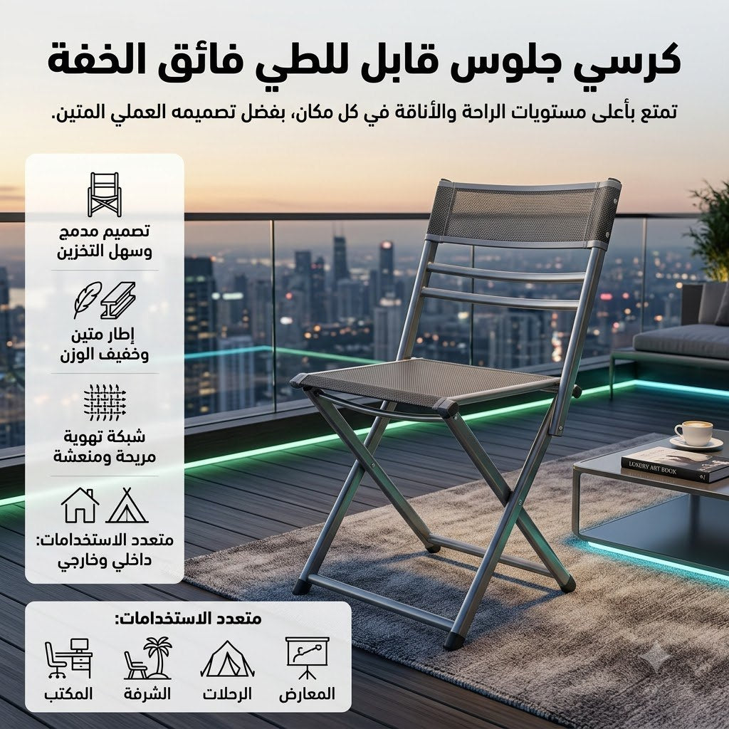 NomadSeat™ OutdoorFlex™ Folding Camping Chair