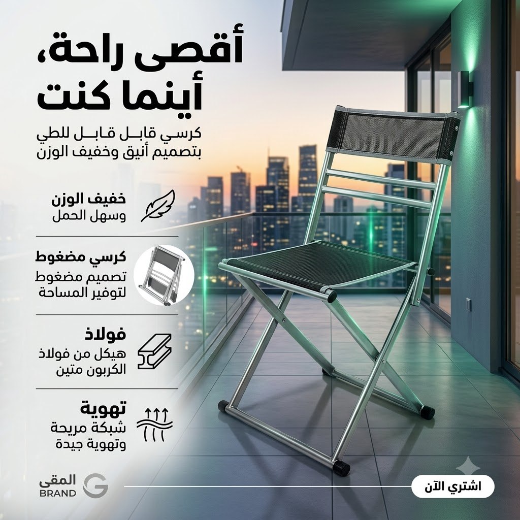 NomadSeat™ OutdoorFlex™ Folding Camping Chair