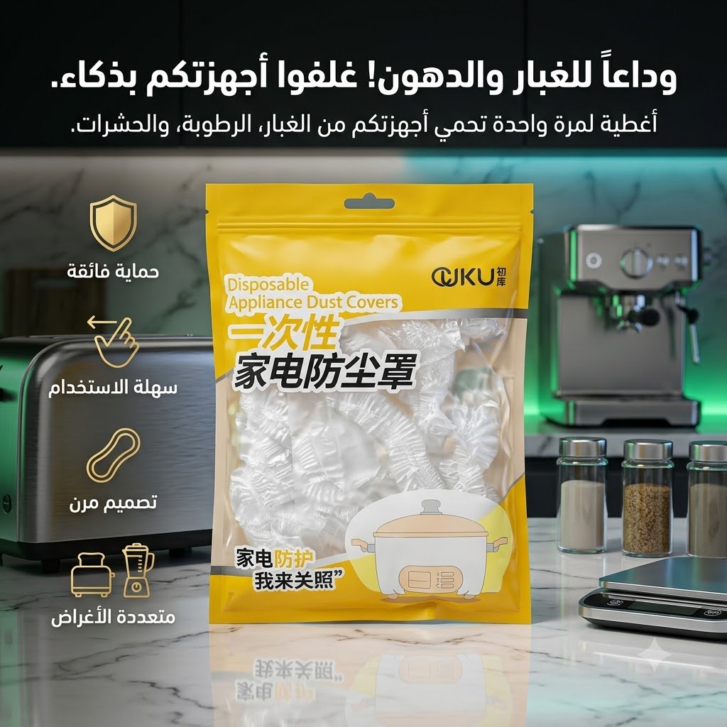 10-Piece Flexible Dust Protection Covers for Kitchen Appliances