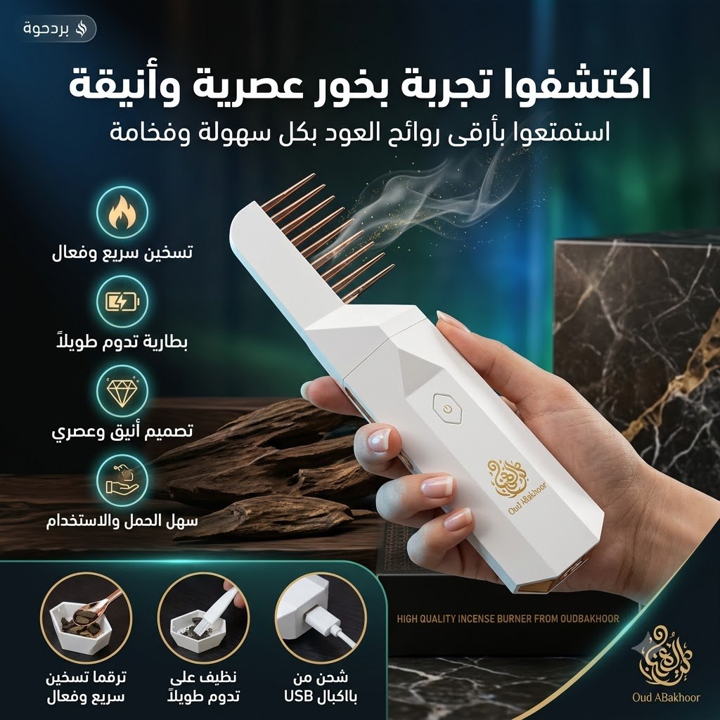 Oud Bakhoor™ Portable Smart Hair & Body Incense Burner
