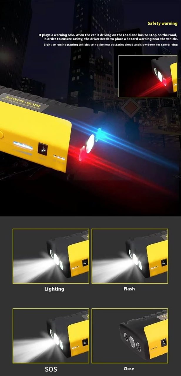 Car Power Bank 68,800mAh