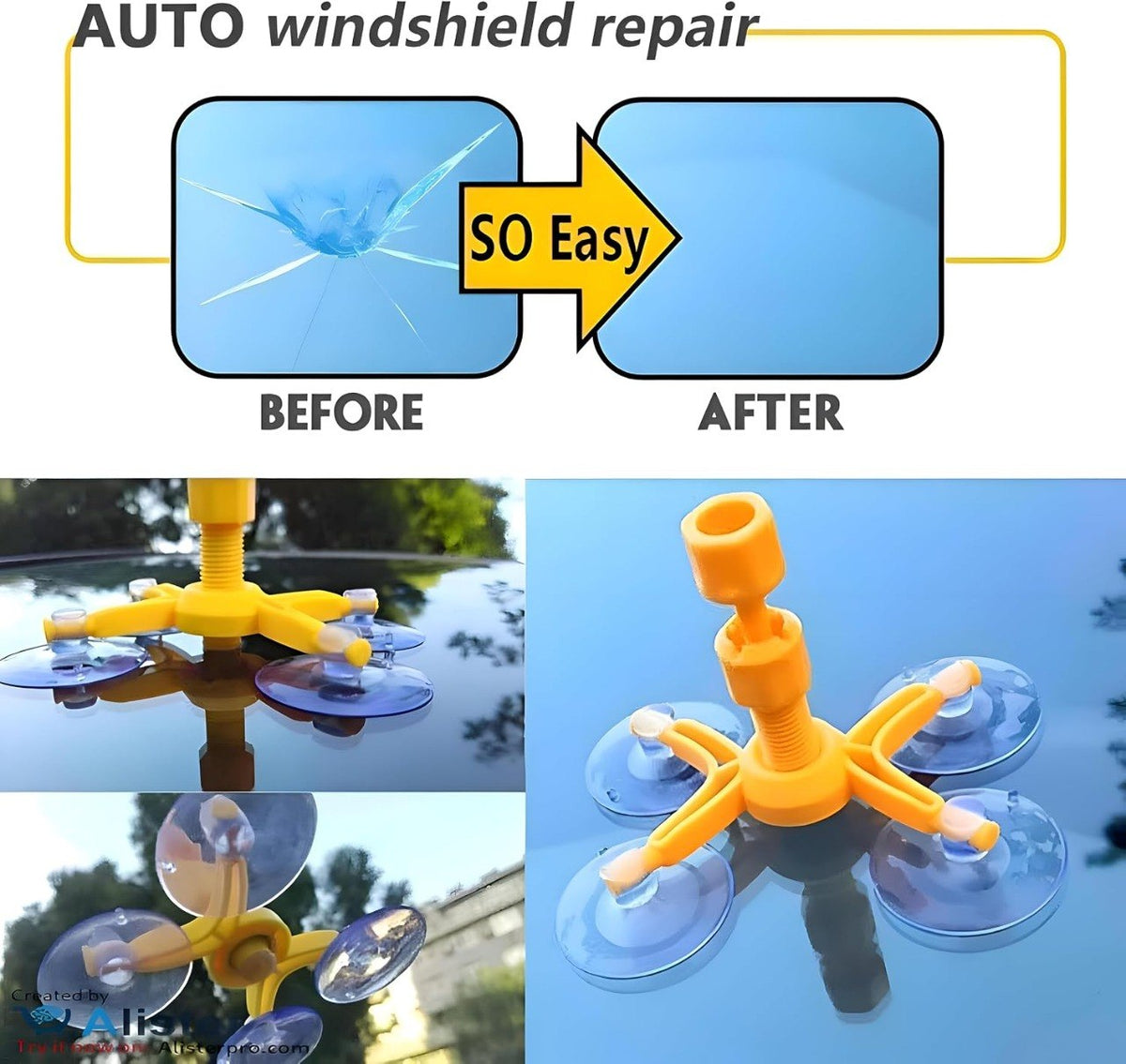 DIY Car Windshield Repair Kit
