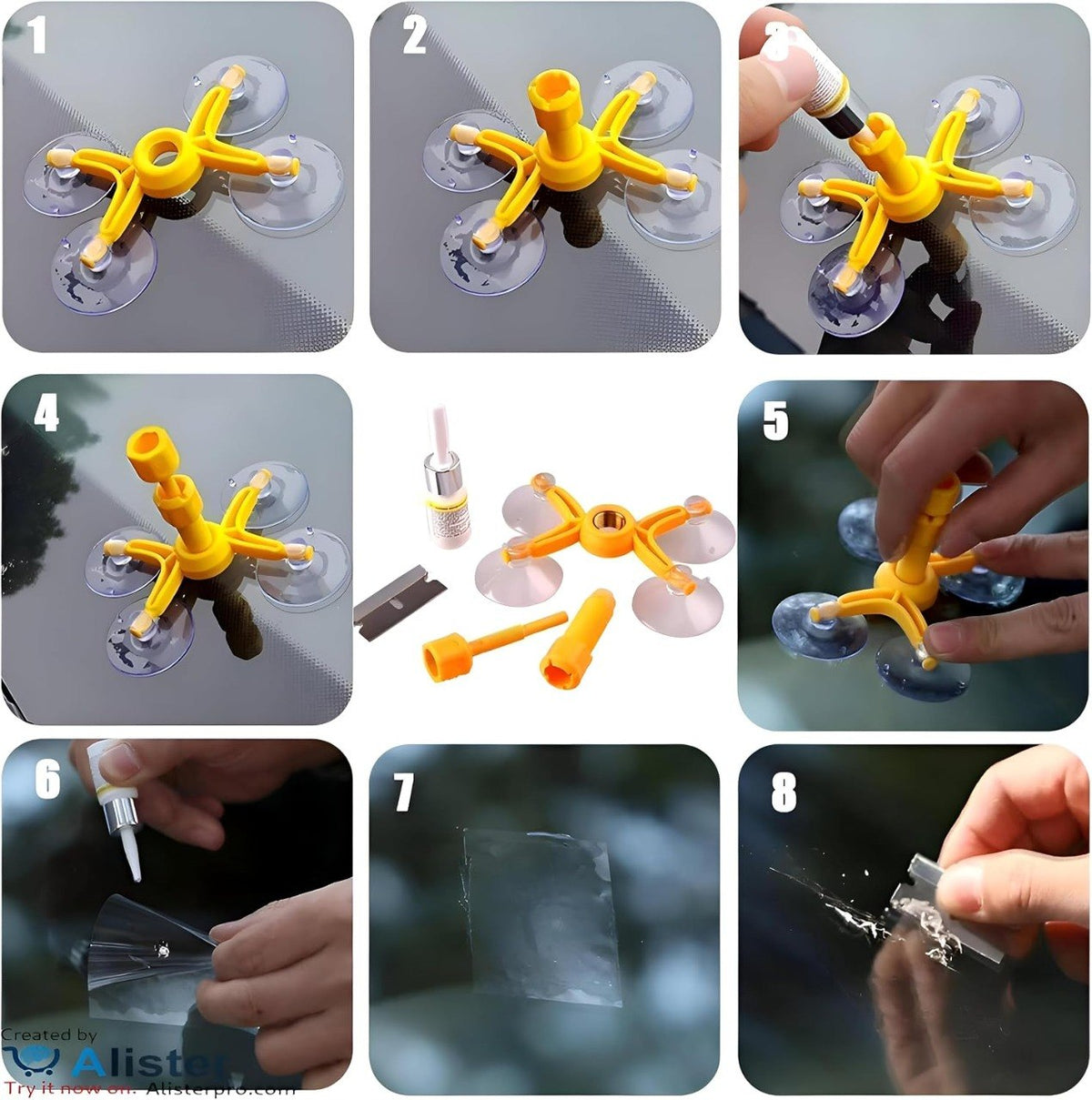 DIY Car Windshield Repair Kit