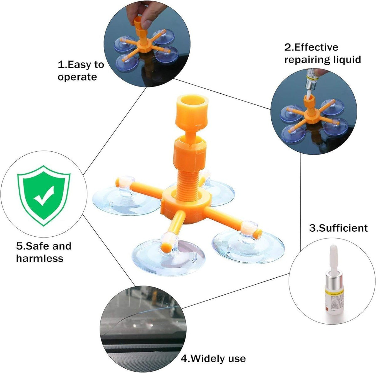 DIY Car Windshield Repair Kit