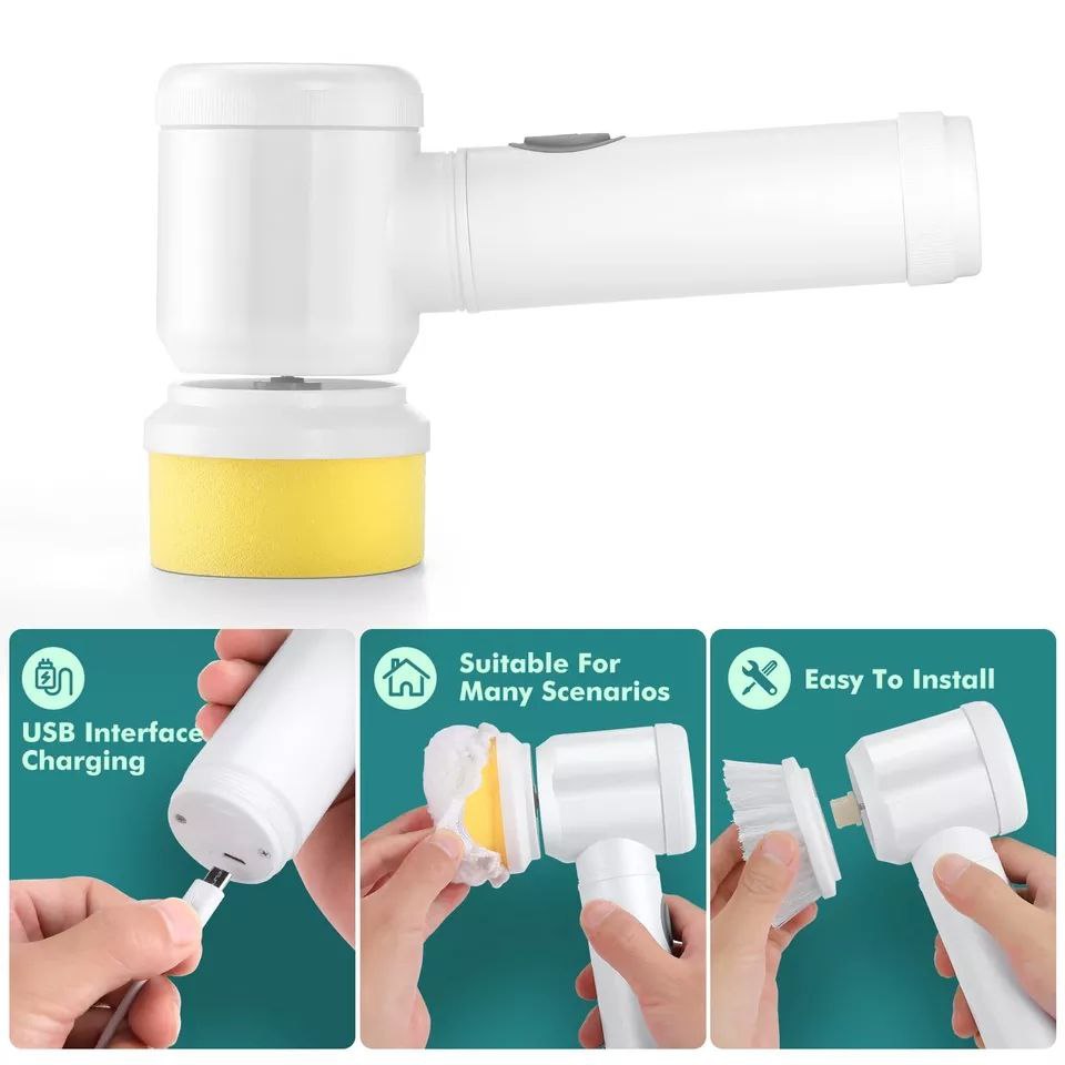 Magic 5-in-1 Cordless Cleaning Brush