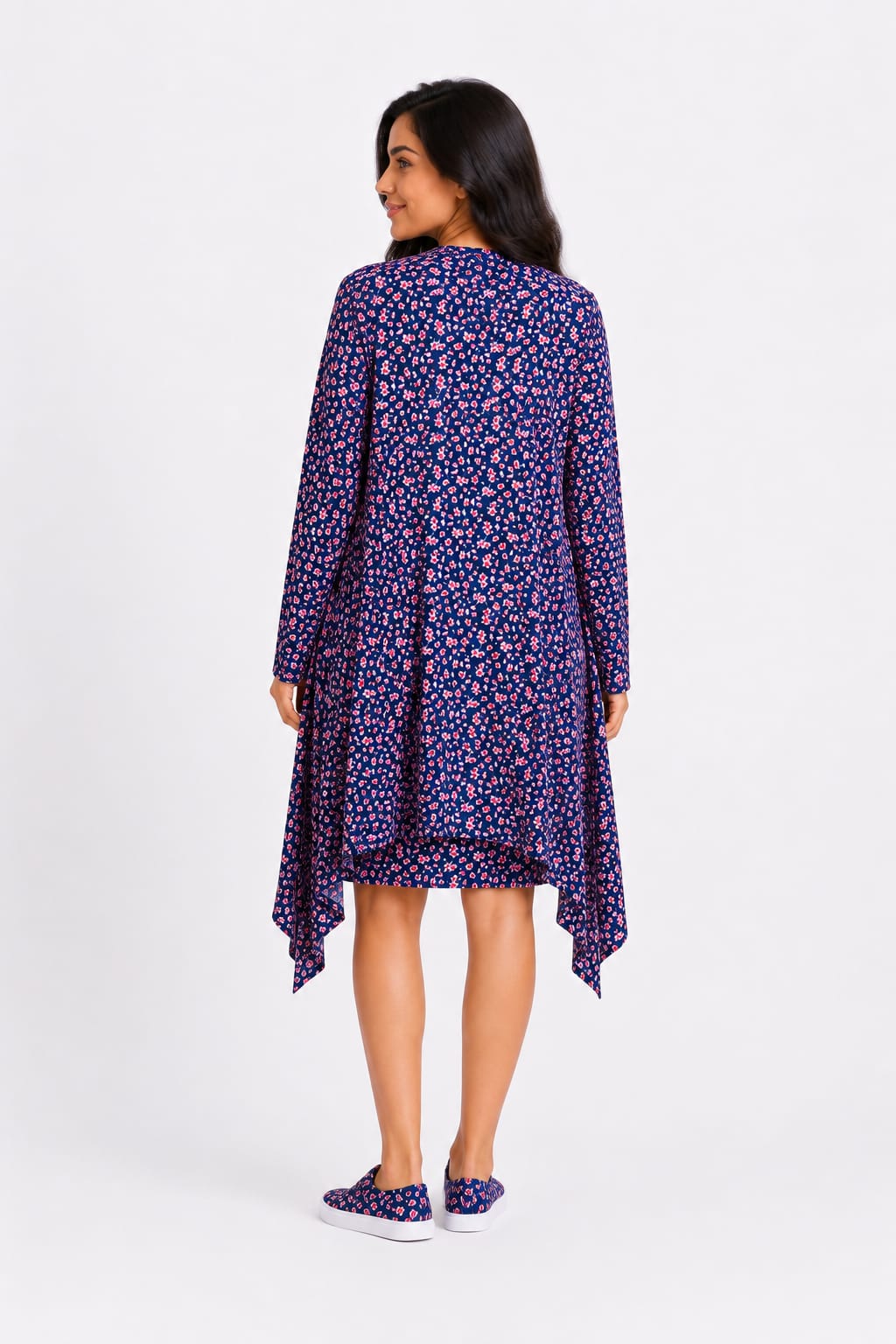 Floral High-Low Dress