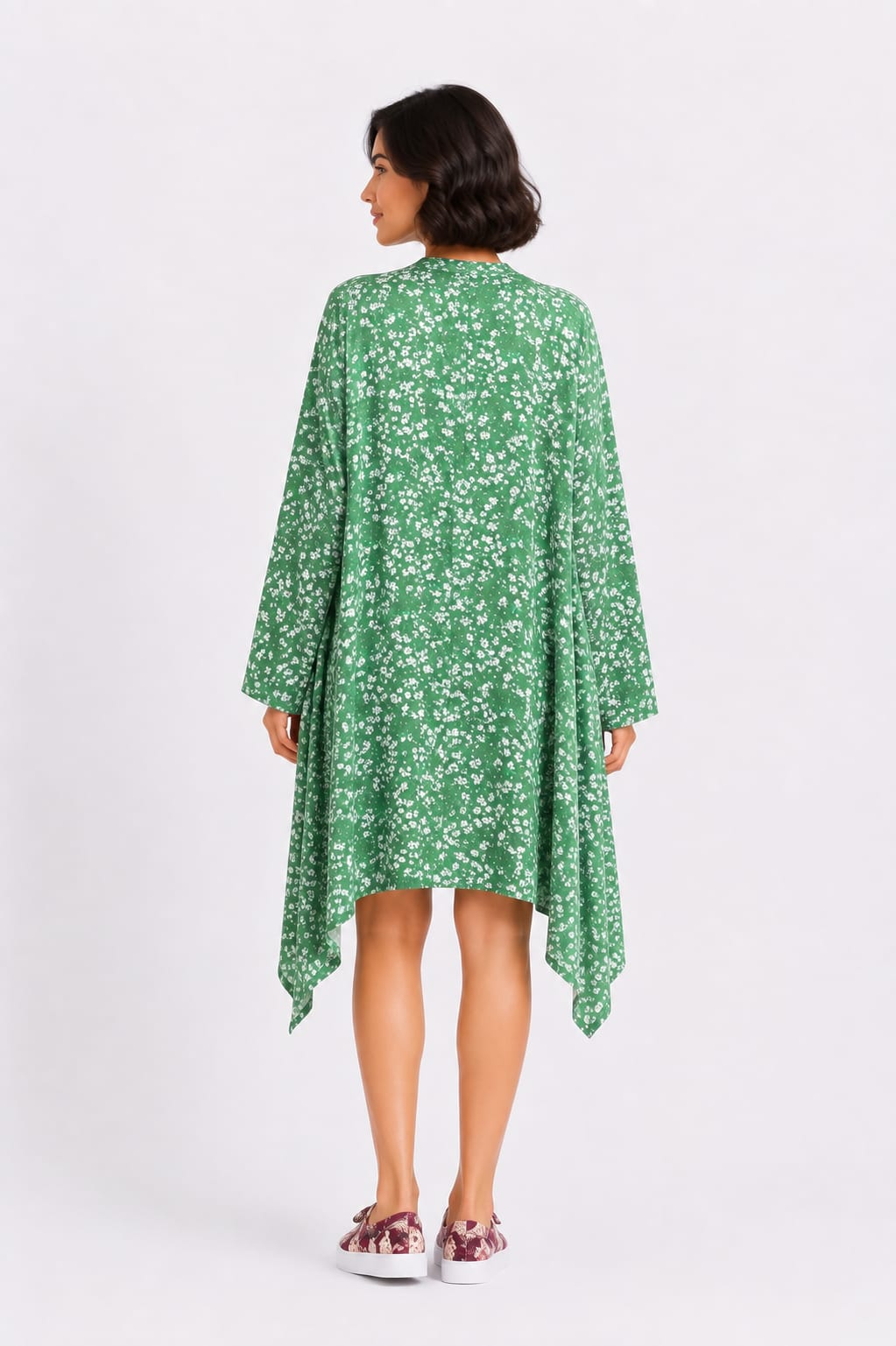 Floral High-Low Dress