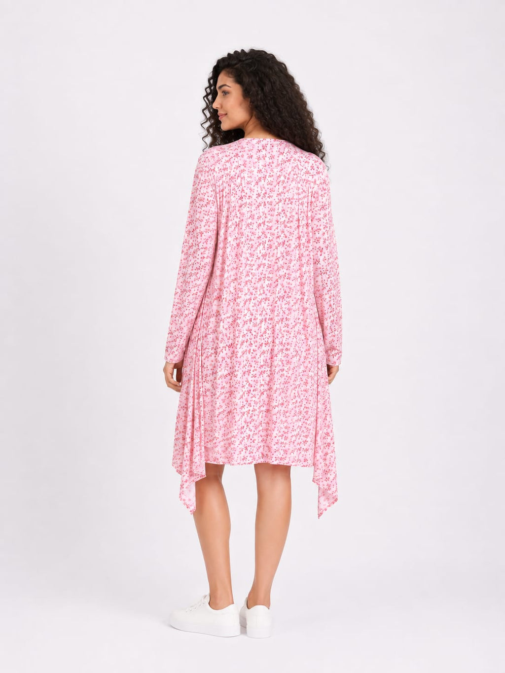 Floral High-Low Dress