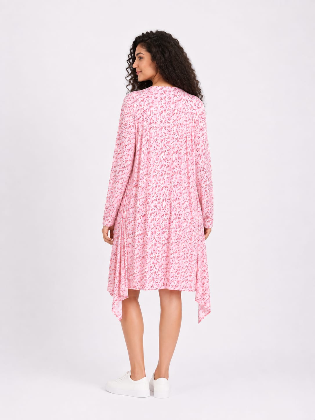 Floral High-Low Dress