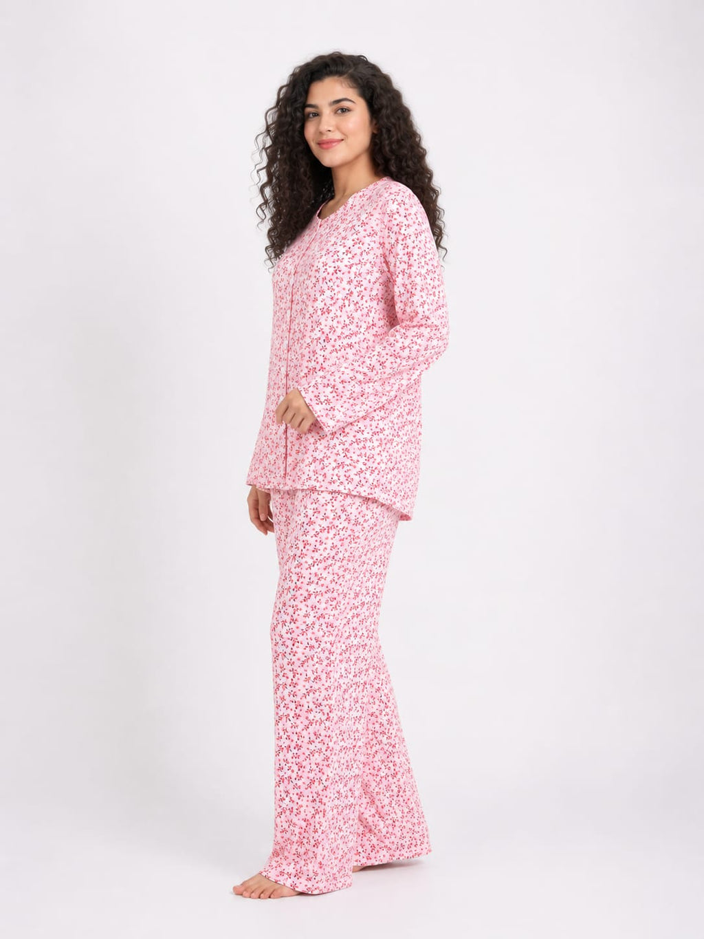 Floral Two-Piece Pajama Set