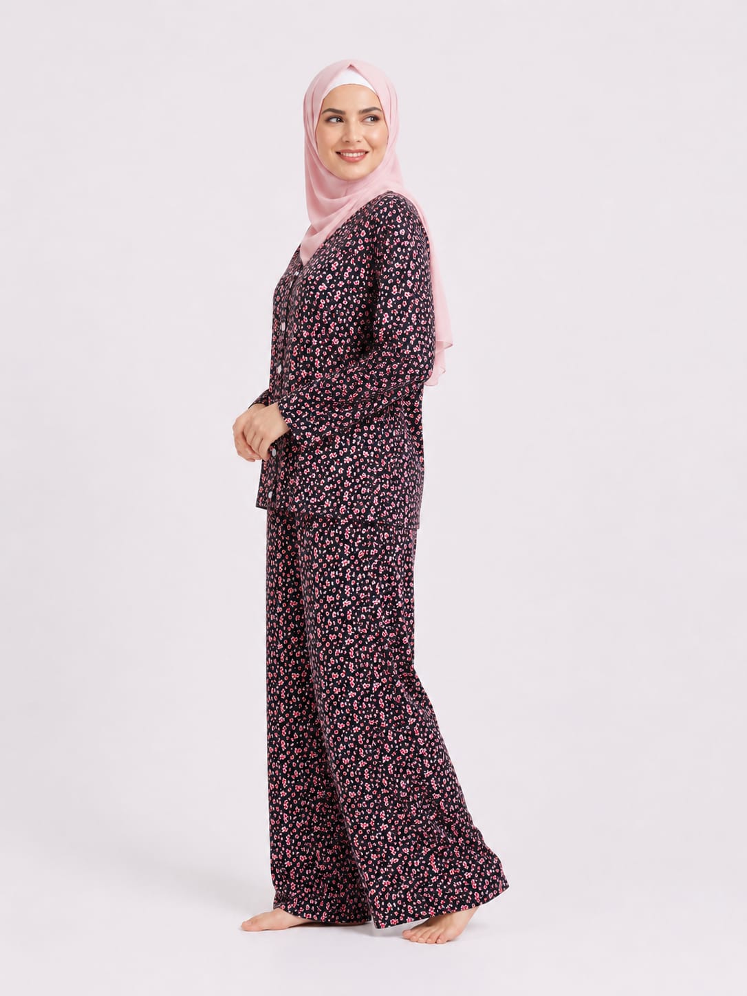 Floral Two-Piece Pajama Set
