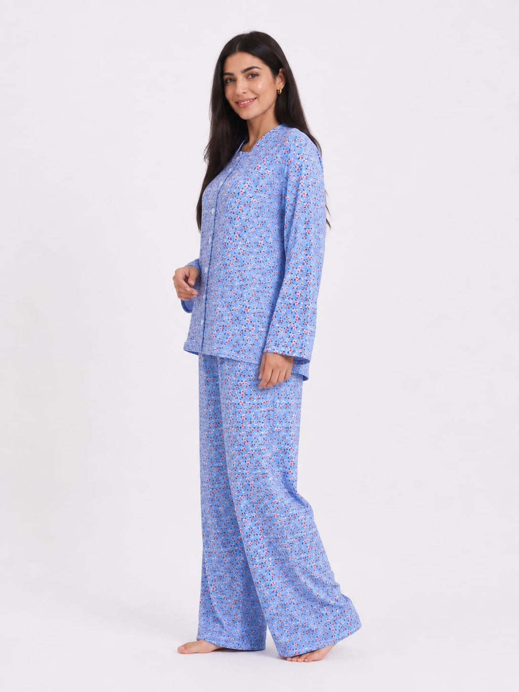 Floral Two-Piece Pajama Set