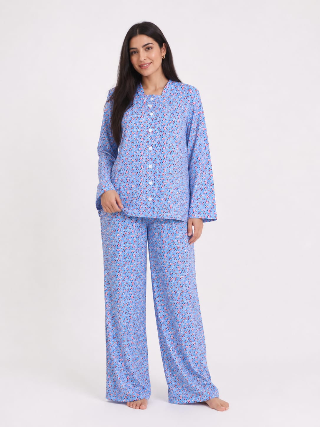 Floral Two-Piece Pajama Set